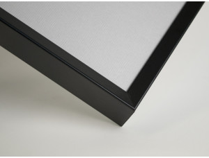 Frame 1020, color - black, aluminum, rectangular 7 mm