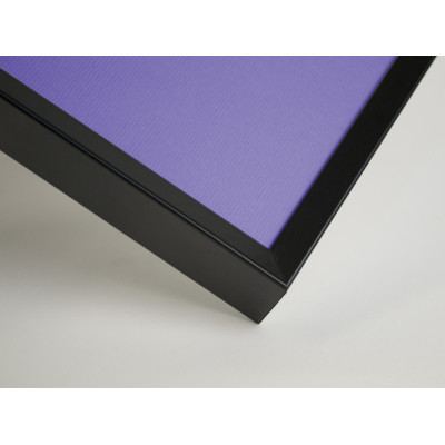 Frame 1020, color - black, aluminum, rectangular 7 mm