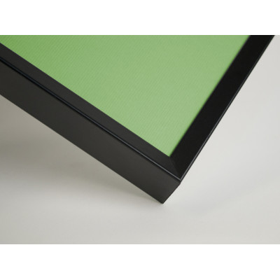 Frame 1020, color - black, aluminum, rectangular 7 mm