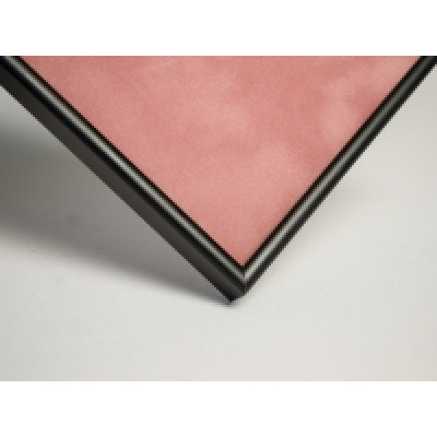 Frame 149, aluminum, color - black, baguette semicircular 7 mm