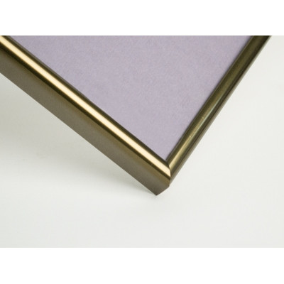 Frame 153, aluminium, color - bronze, semicircular baguette 7 mm Frame 153, aluminium, color - bronze, semicircular baguette 7 mm
