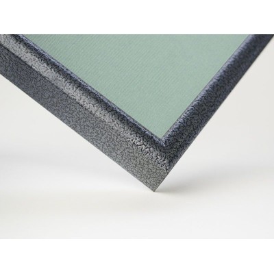 Frame 156, aluminum, color - gray motley, baguette semicircular 11 mm