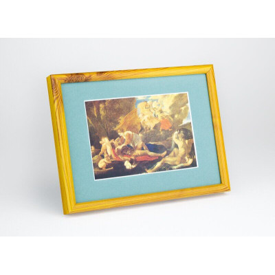 Frame 175, aluminium, color - light pine, semicircular baguette 11 mm