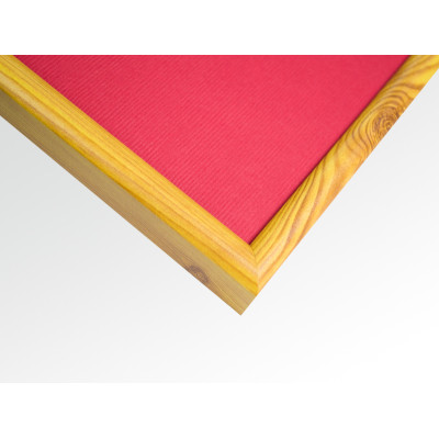 Frame 175, aluminium, color - light pine, semicircular baguette 11 mm