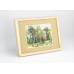 Frame 191, aluminium, color - light wood, semicircular baguette 11 mm