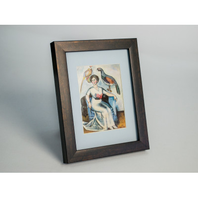 Frame 217, color - black with bronze, rectangular 22 mm