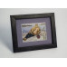 Frame 219, color - black vinyl with silver, rectangular 22 mm