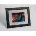 Frame 219, color - black vinyl with silver, rectangular 22 mm