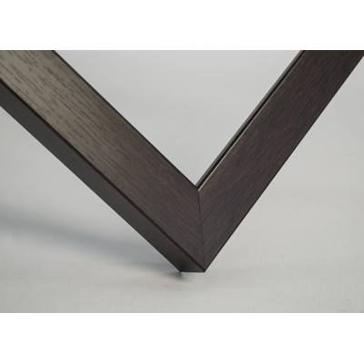 Frame 232, color - wenge wood, rectangular 22 mm Frame 232, color - wenge wood, rectangular 22 mm