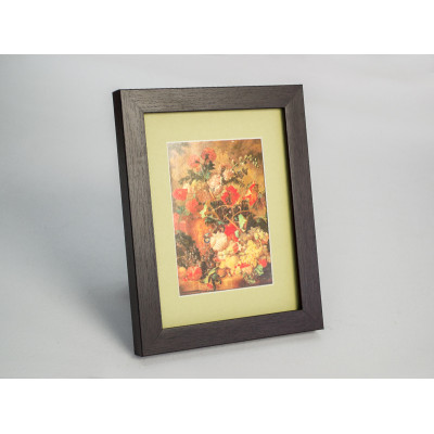 Frame 232, color - wenge wood, rectangular 22 mm