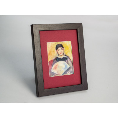 Frame 232, color - wenge wood, rectangular 22 mm