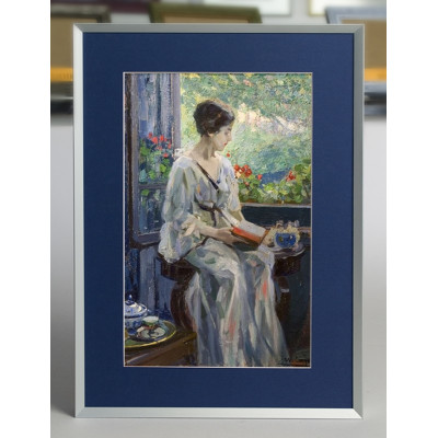 Frame 290, color - silver, aluminum, rectangular 7 mm