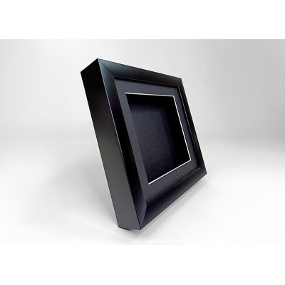 Frame 304, color - matte black, kyot 20 mm, distance between glass and back wall 25 mm