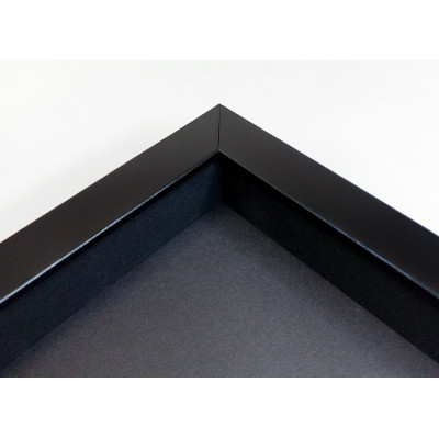 Frame 304, color - matte black, kyot 20 mm, distance between glass and back wall 25 mm