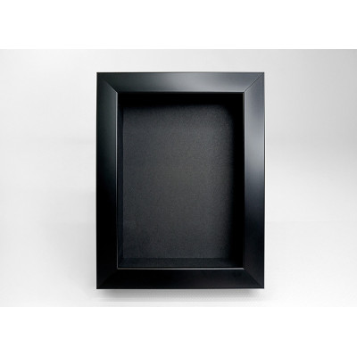Frame 304, color - matte black, kyot 20 mm, distance between glass and back wall 25 mm