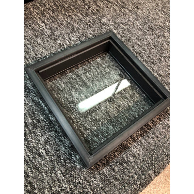 Frame 304, color - matte black, kyot 20 mm, distance between glass and back wall 25 mm