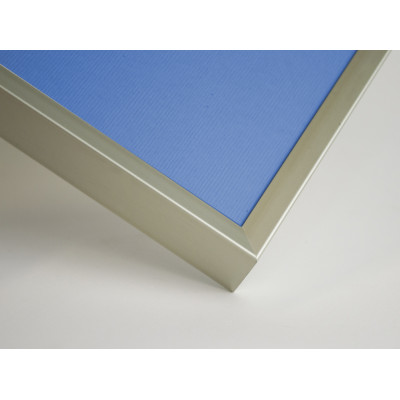 Frame 390, color - platinum, aluminum, rectangular 7 mm