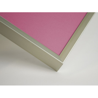 Frame 390, color - platinum, aluminum, rectangular 7 mm
