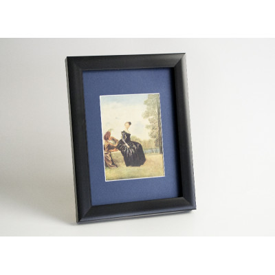 Frame 488, color - black matt, rectangular 22 mm