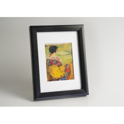 Frame 488, color - black matt, rectangular 22 mm