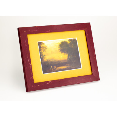 Frame 625, color - cherry, plastic, rectangular 22 mm