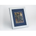 Frame 641, color - matte silver (satin), rectangular 22 mm Frame 641, color - matte silver (satin), rectangular 22 mm