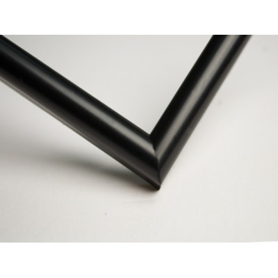 Frame 696, color - matt black, plastic, semicircular 14 mm Frame 696, color - matt black, plastic, semicircular 14 mm