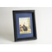 Frame 728, color - black matte, strict, wood, rectangular 21 mm Frame 728, color - black matte, strict, wood, rectangular 21 mm