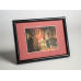 Frame 829, aluminum, color - black glossy, baguette semicircular 11 mm