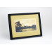 Custom frame size, aluminum, color - matt black, baguette 830 semicircular 11 mm