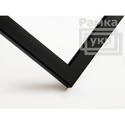 Frame 899, color - matt black, wood, rectangular 16 mm Frame 899, color - matt black, wood, rectangular 16 mm
